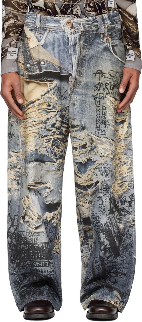 Shop Acne Studios Super Baggy Fit Jeans on Sale at BeyondStyle