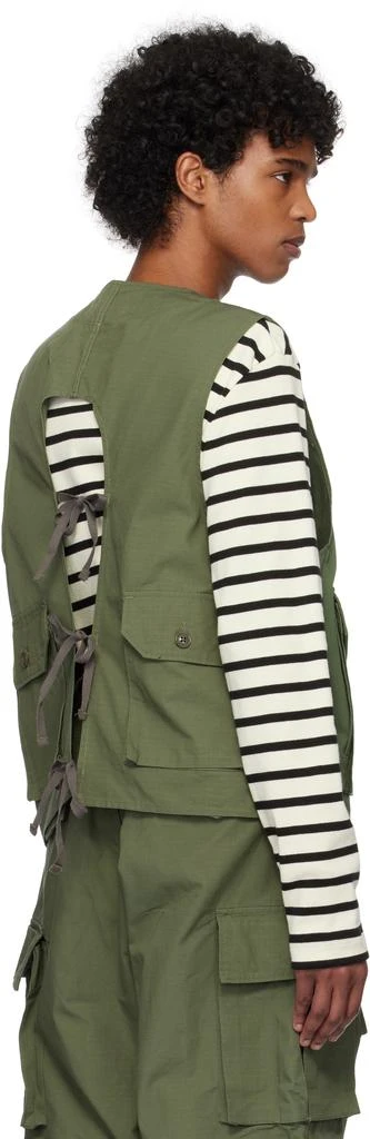 Engineered Garments Khaki C-1 Vest 3