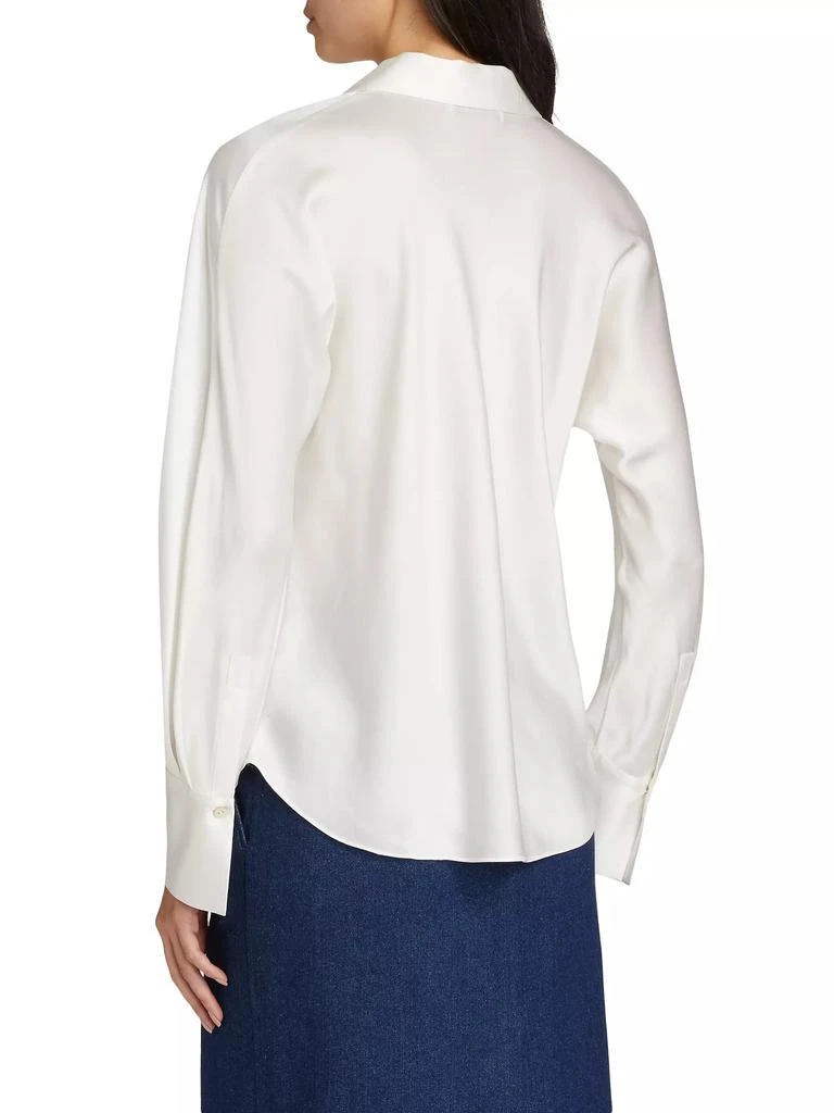 Vince Silk Long-Sleeve Blouse 5