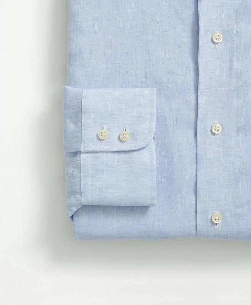 Brooks Brothers Brooks Brothers X Thomas Mason® Linen Poplin English Spread Collar