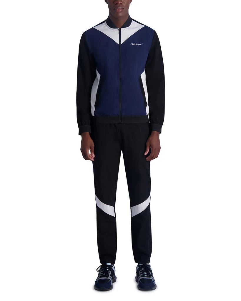 Karl Lagerfeld Paris COLOR BLOCK MESH TRIM TRACK JACKET 5