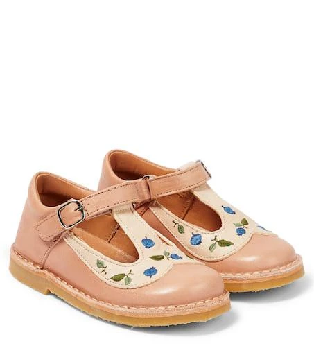 Petit Nord Peter Pan leather shoes 1