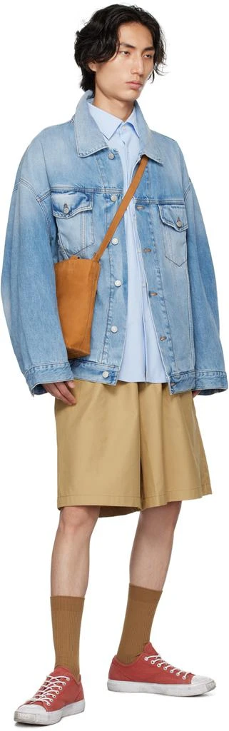 Acne Studios Blue Loose Fit Denim Jacket 4