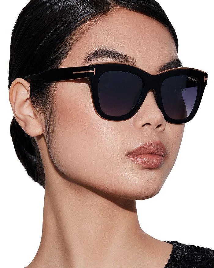 Tom Ford Julie Square Sunglasses, 52mm 2