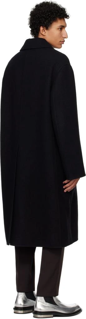 Jil Sander Black Sport Felt Coat 3