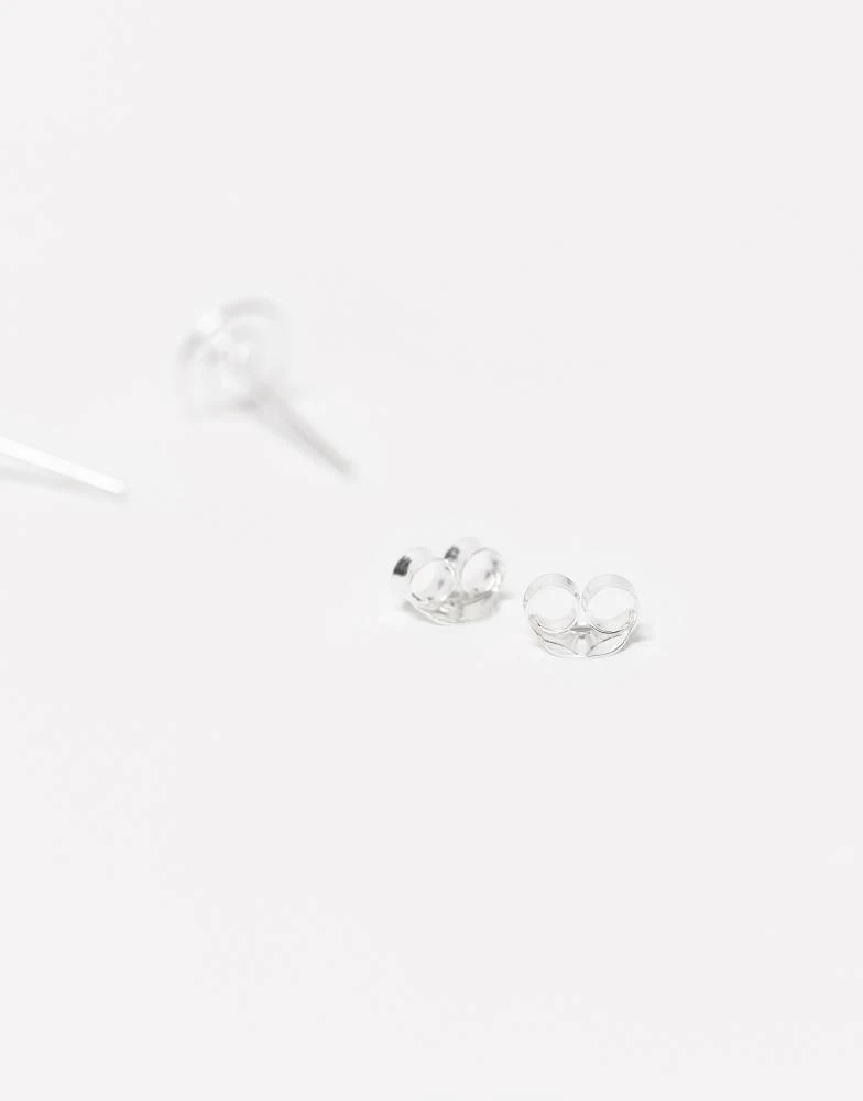 Kingsley Ryan Kingsley Ryan swirl stud earrings in  silver 3