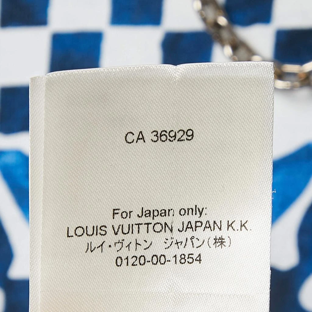 Louis Vuitton Louis Vuitton Blue Mix Monogram Print Cotton Crew Neck T-Shirt S 5
