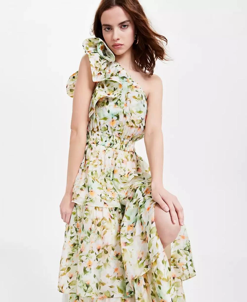 ASTR Women's Imelda Asymmetric-Neck Maxi Dress 3