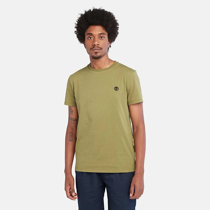 Timberland Slim Tree Logo T-Shirt for Men in Green 1