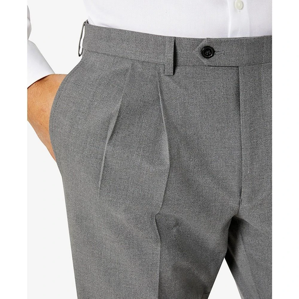 Ralph Lauren Men's Classic-Fit Ultraflex Stretch Pleated Dress Pants 5