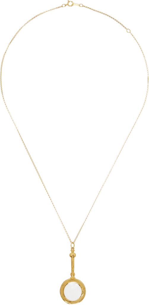 Alighieri Gold 'The Poet’s Lens' Necklace
