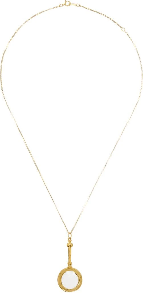 Alighieri Gold 'The Poet’s Lens' Necklace 1