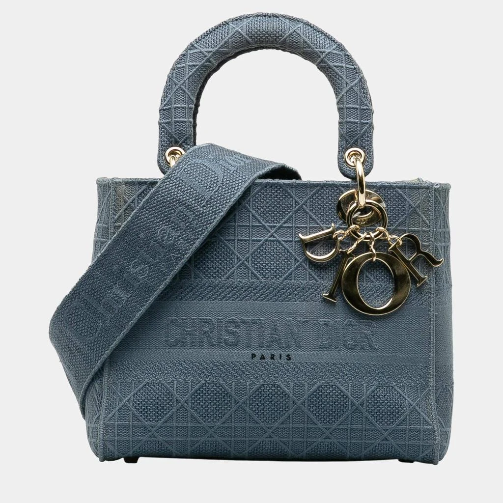 Dior Dior Blue Medium Cannage Lady D-Lite 1