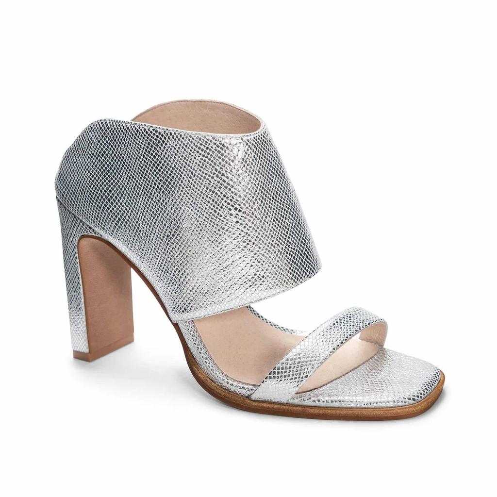 42 GOLD 42 Gold - Women's Scaly Metallic Slide With Ankle Cuff