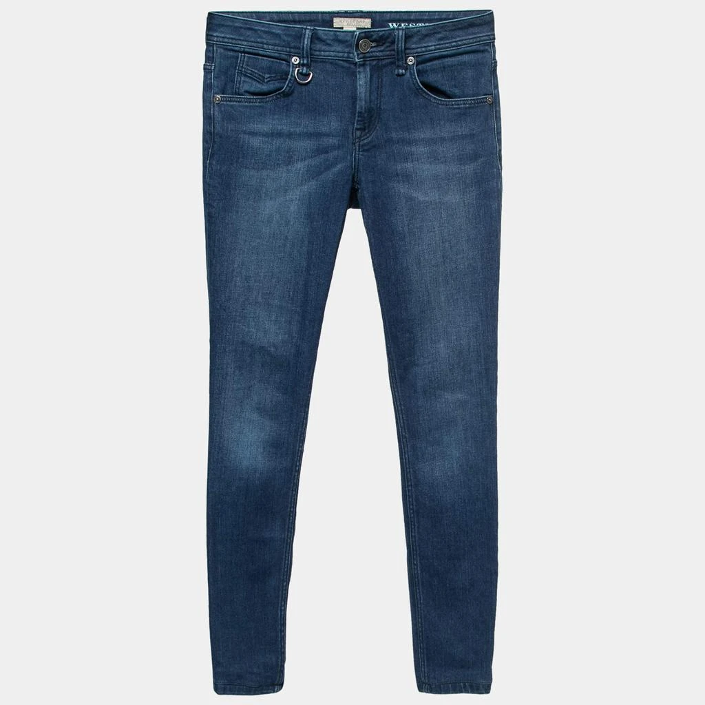 Burberry Burberry Brit Blue Denim Westbourne Skinny Ankle Jeans S Waist 28" 1