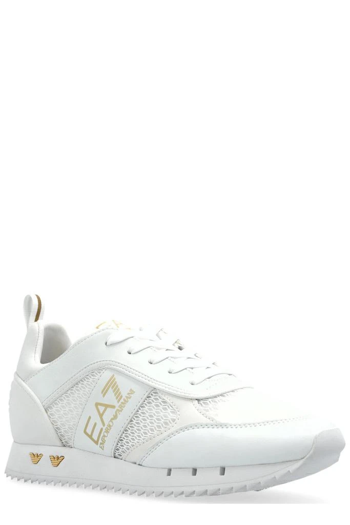 EA7 EMPORIO ARMANI Ea7 Emporio Armani Mesh Panelled Lace-Up Running Shoes 2
