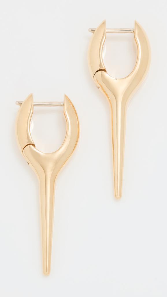 Melissa Kaye 18k Lola Needle Small Earrings