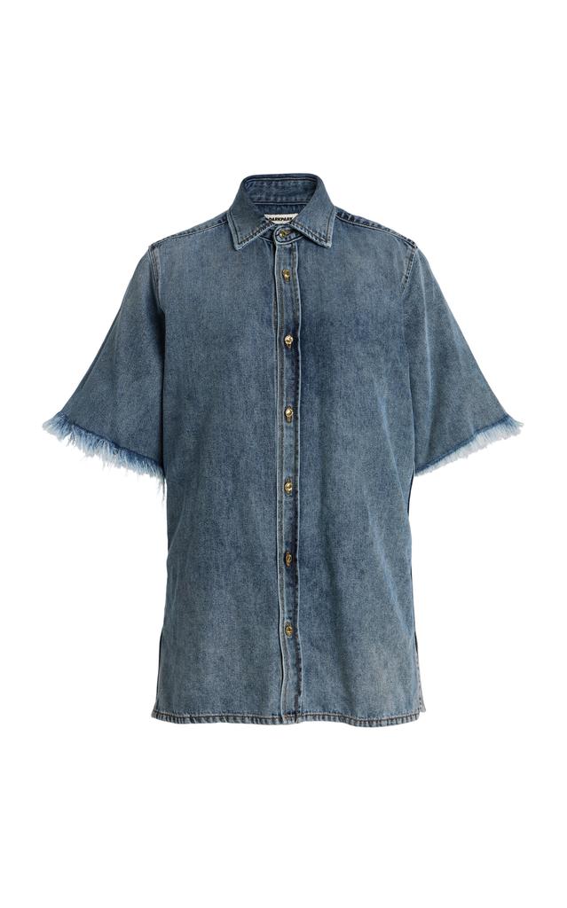 DARKPARK DARKPARK - Lana Denim Shirt - Medium Wash - M - Moda Operandi