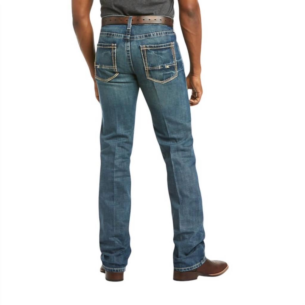 Ariat Men's M5 Slim Boundary Stackable Straight Leg Jean - Length: 32" In Gulch