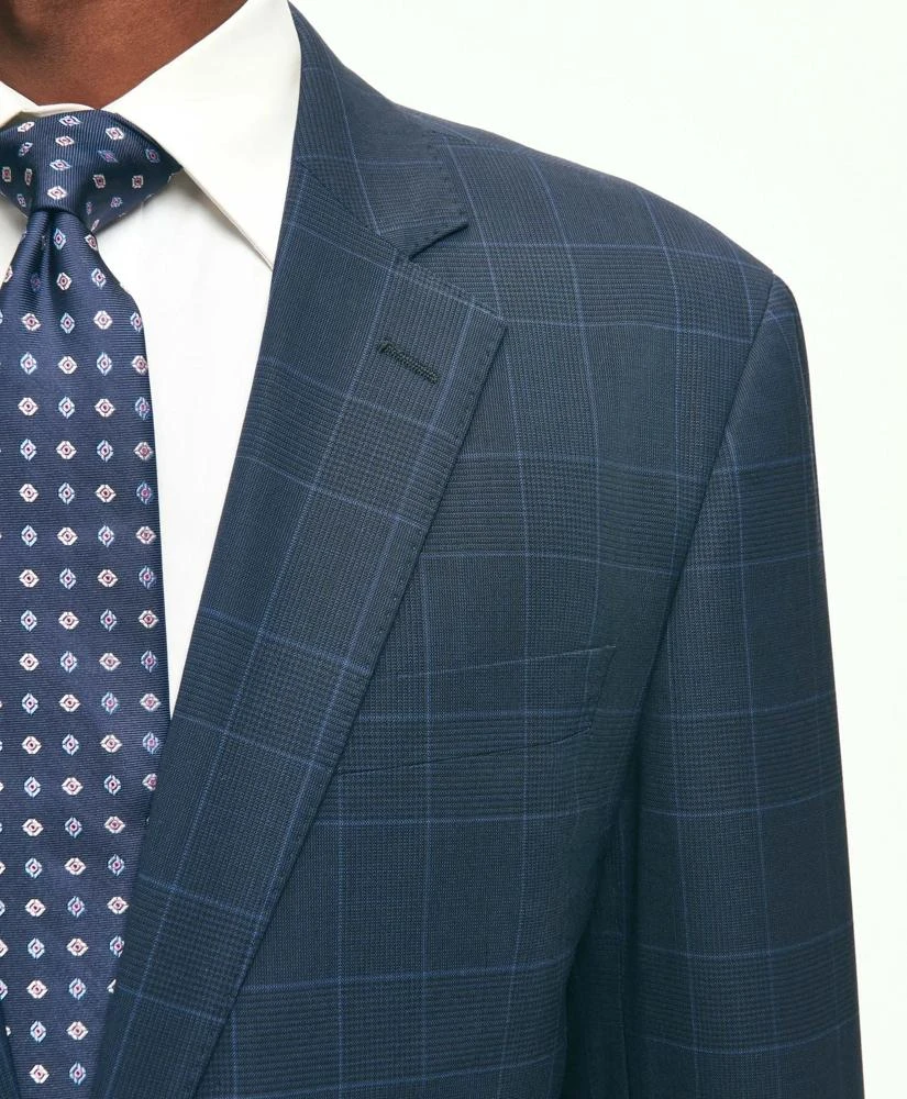 Brooks Brothers Brooks Brothers Explorer Collection Slim Fit Wool Checked Suit Jacket 4