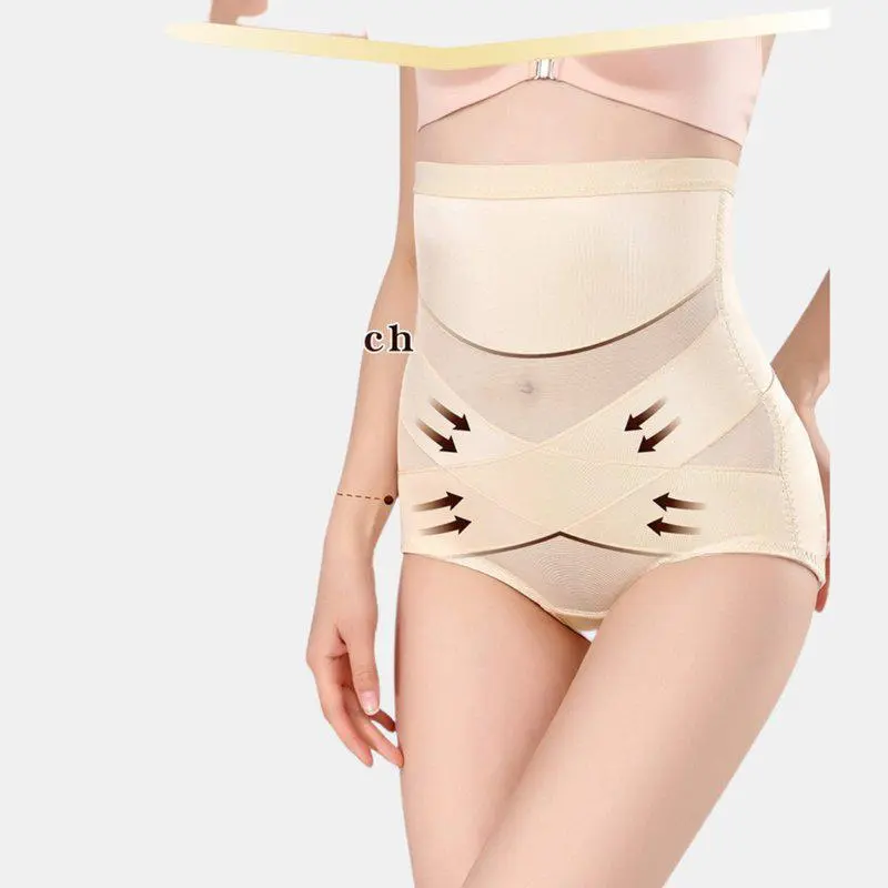 Vigor Women Butt Lifter Shapewear Hi-Waist Double Tummy Control Panty Waist Trainer Body Shaper Bulk 3 Sets 3 PACK