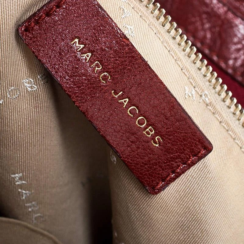 Marc Jacobs Marc Jacobs Red Leather Wellington Fulton Satchel 9