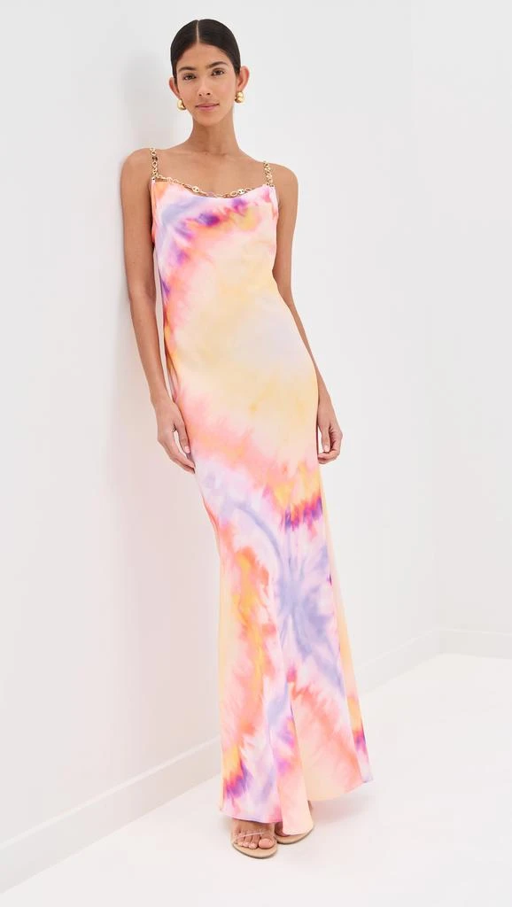 rabanne Tie-Dye Long Dress 1