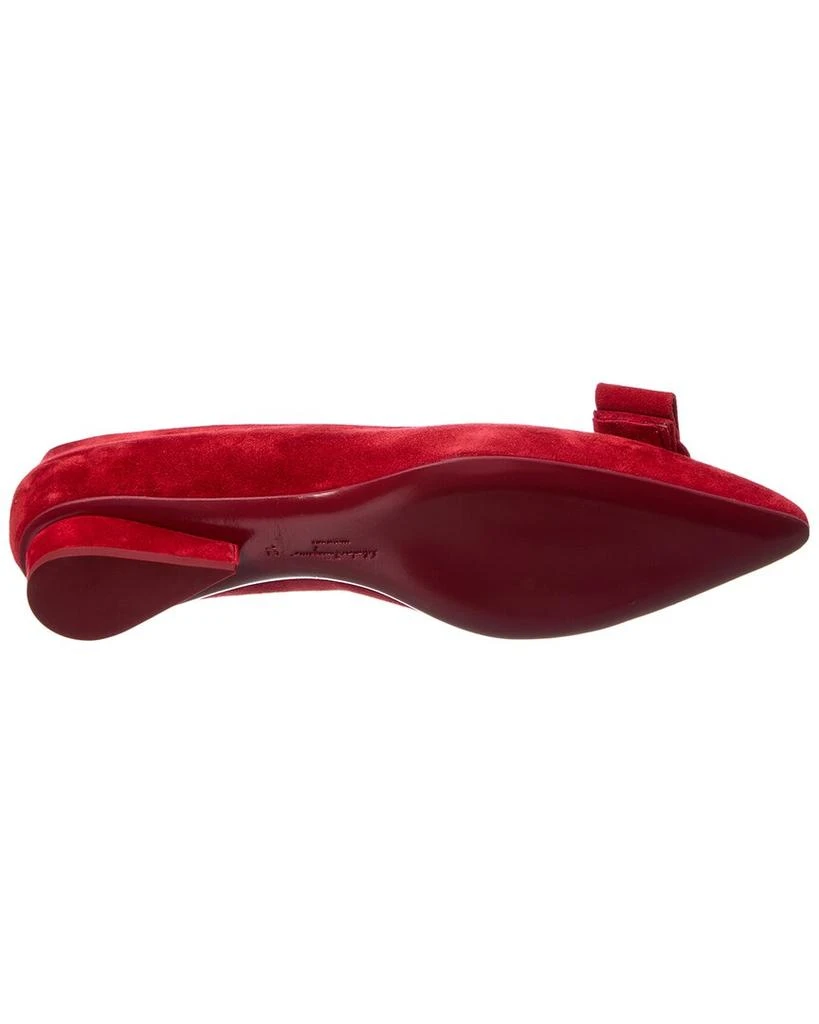 Salvatore Ferragamo Ferragamo Viva Suede Flat 4