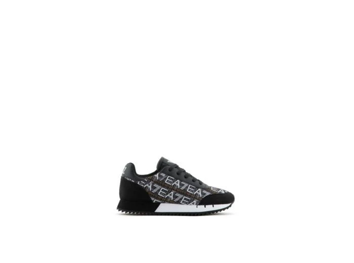 EA7 Lacets noirs et blancs - monogramme grap+blk+wh 1