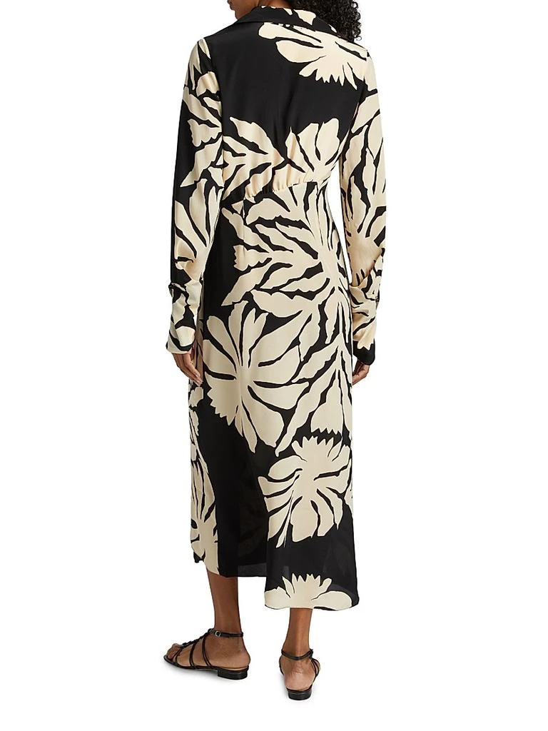 JOHANNA ORTIZ Dream Flowers Silk Midi-Dress 5