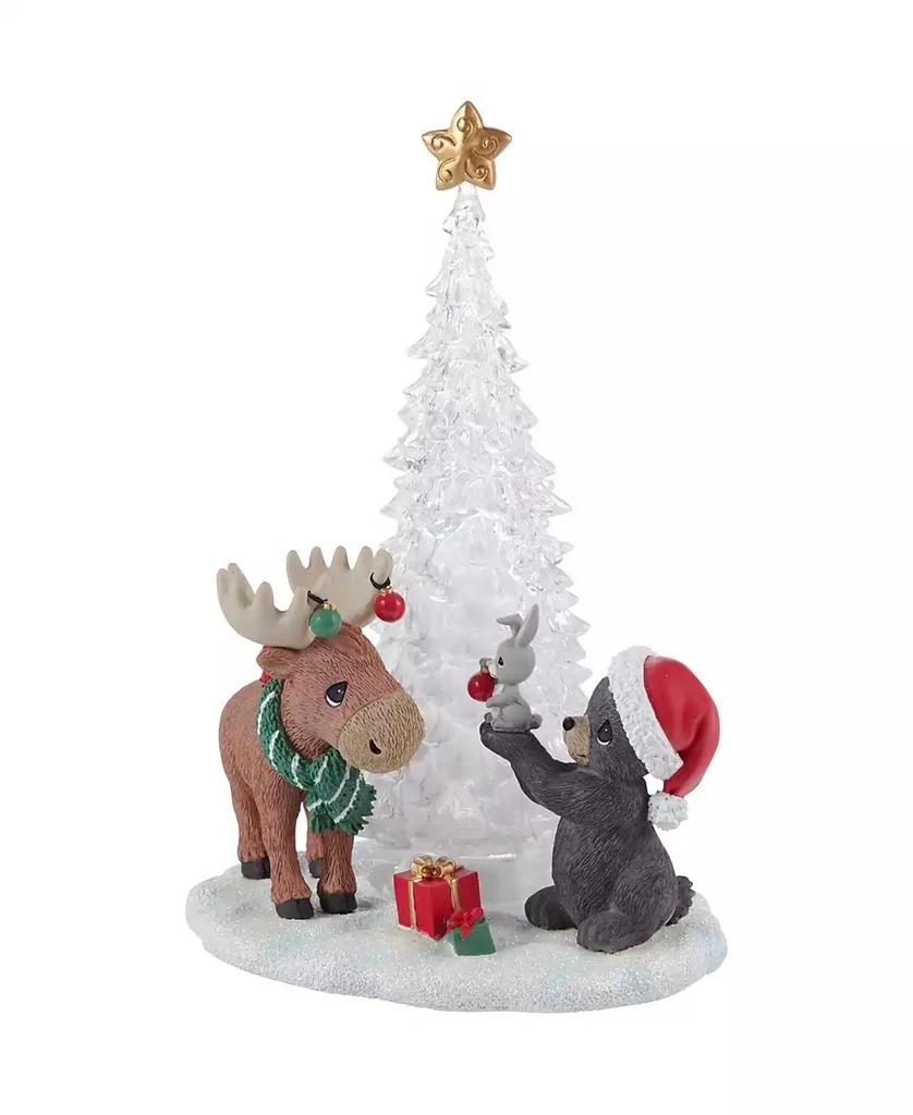 Precious Moments It Moose Be Christmastime LED Resin, Acrylic Figurine 3