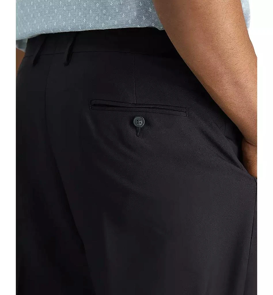 Haggar Men's Big & Tall Premium Comfort Stretch Classic-Fit Solid Flat Front Dress Pants 5