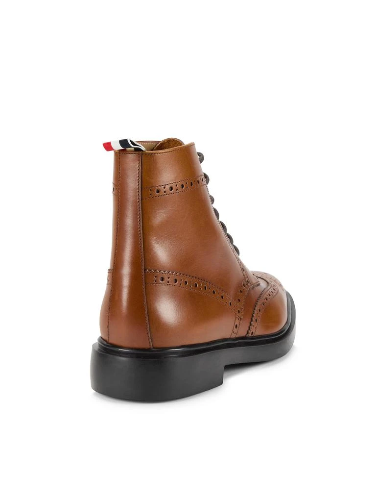 Thom Browne Leather Brogue Lace-Up Boots 3