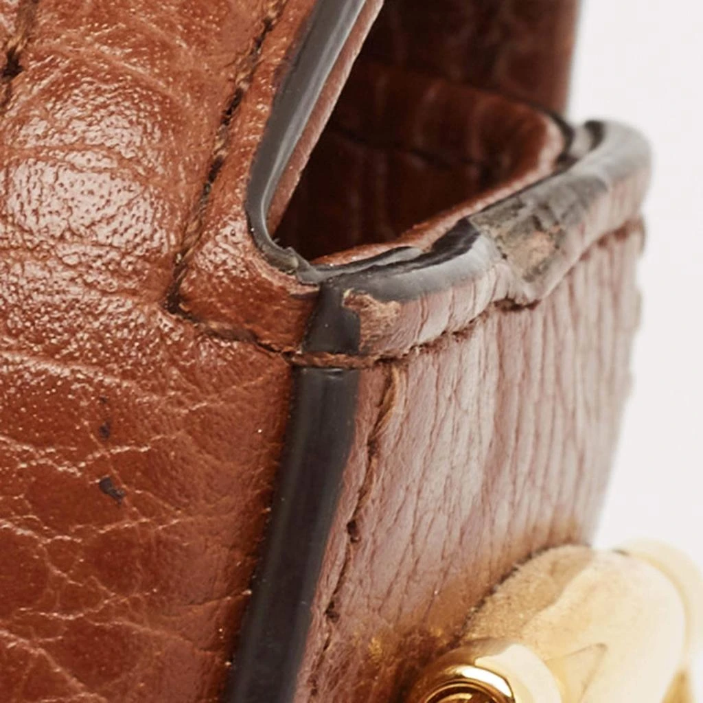 Gucci Gucci Blue/Brown GG Denim and Leather Horsebit 1955 Shoulder Bag 9