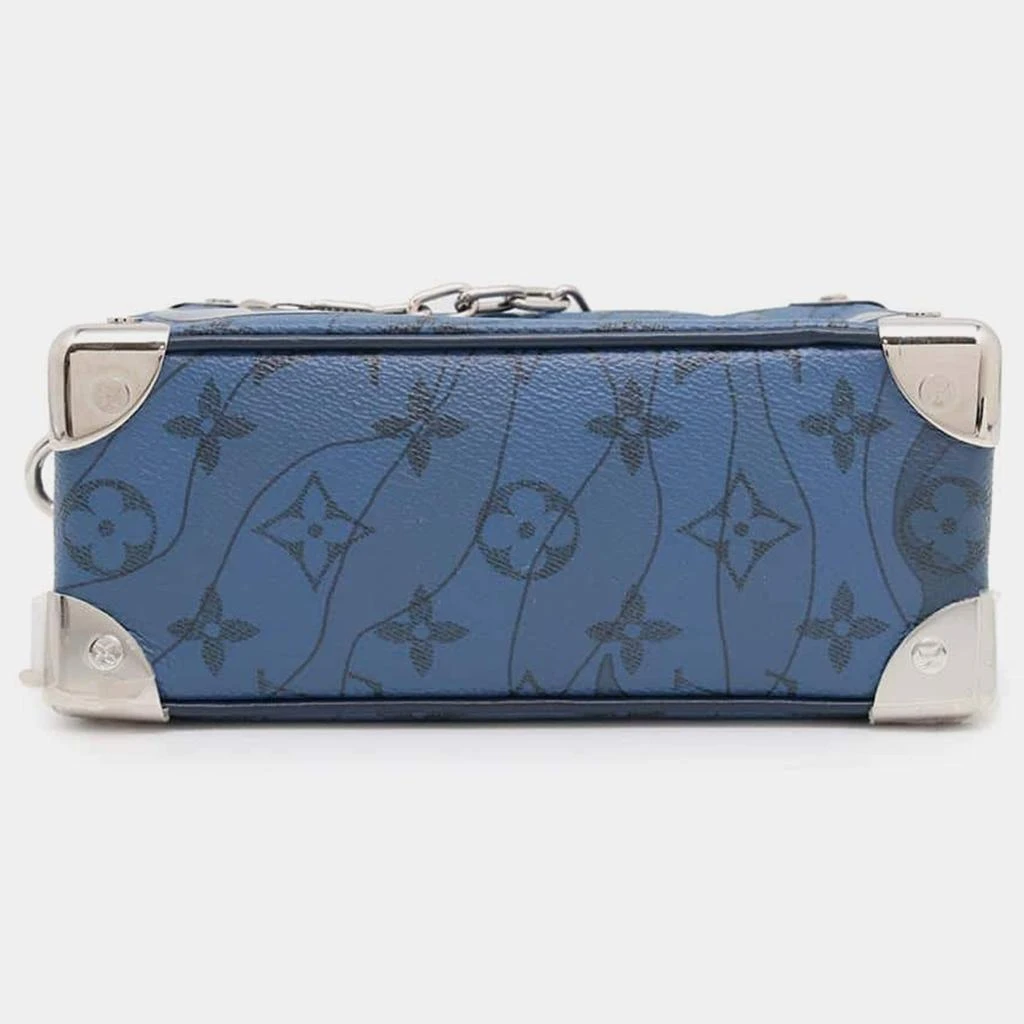 Louis Vuitton Louis Vuitton Blue Monogram Aqua Garden Mini Soft Trunk Bag 4
