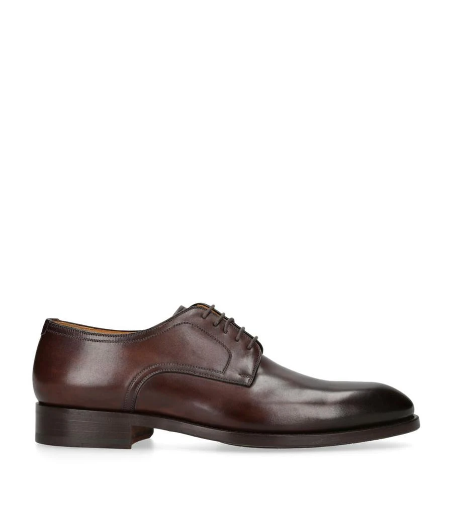 Magnanni Leather Stitch Flex Derby Shoes 1