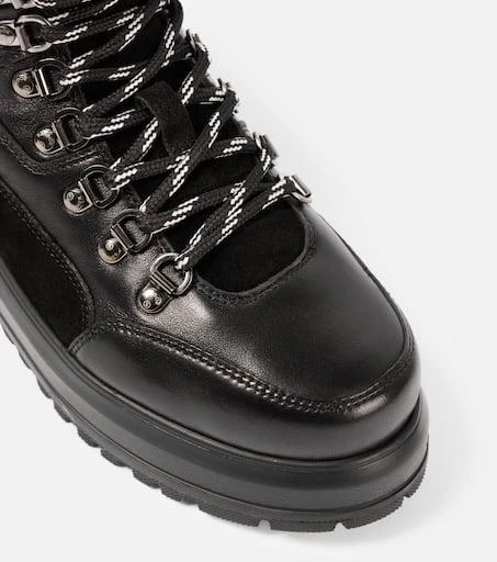 Bogner Shearling-trimmed leather boots 5