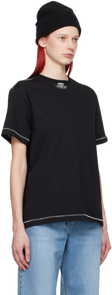 ADER error Black Contrast T-Shirt