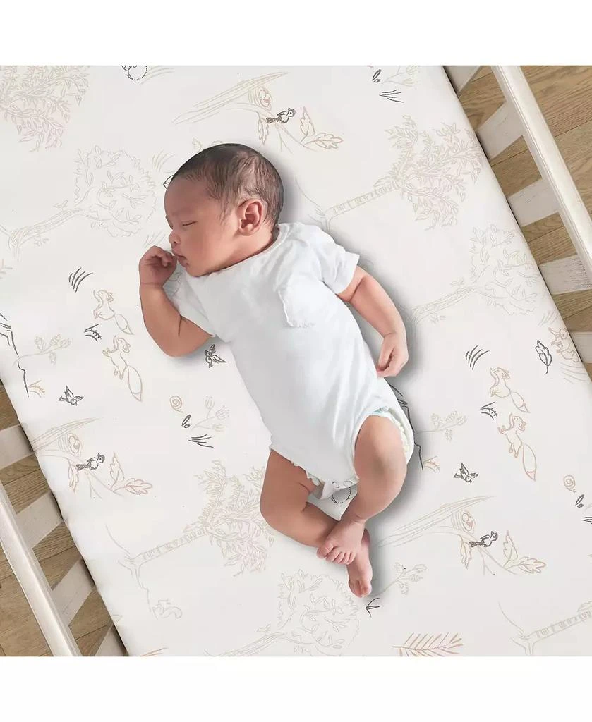 Lambs 
Ivy Treetop Fox Woodland Tree Nursery 3-Piece Baby Crib Bedding Set 3