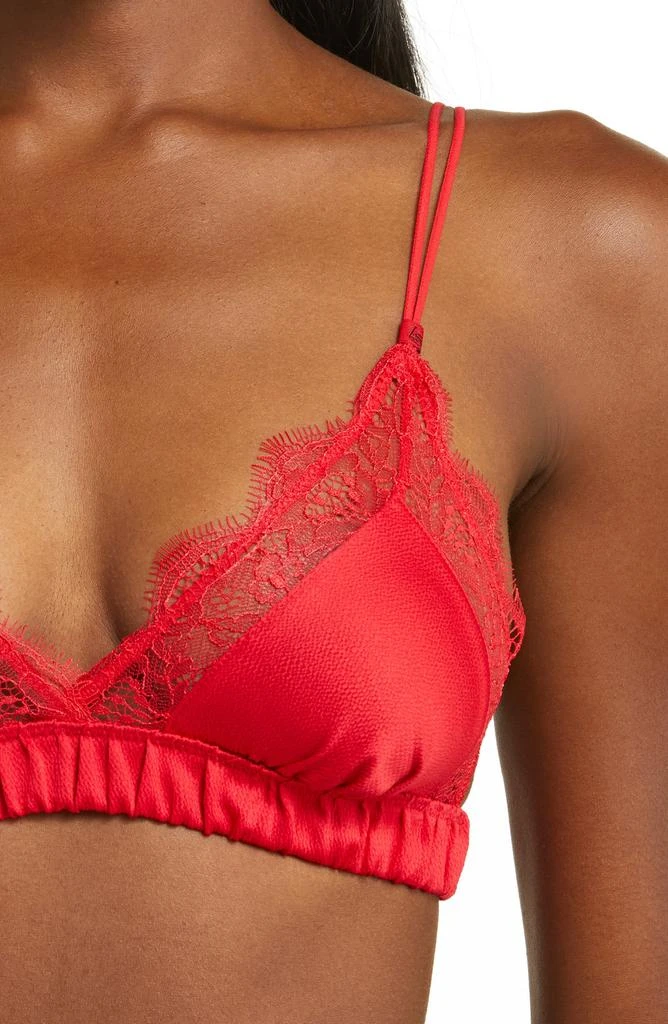LOVE STORIES Love Lace Satin Bralette 4