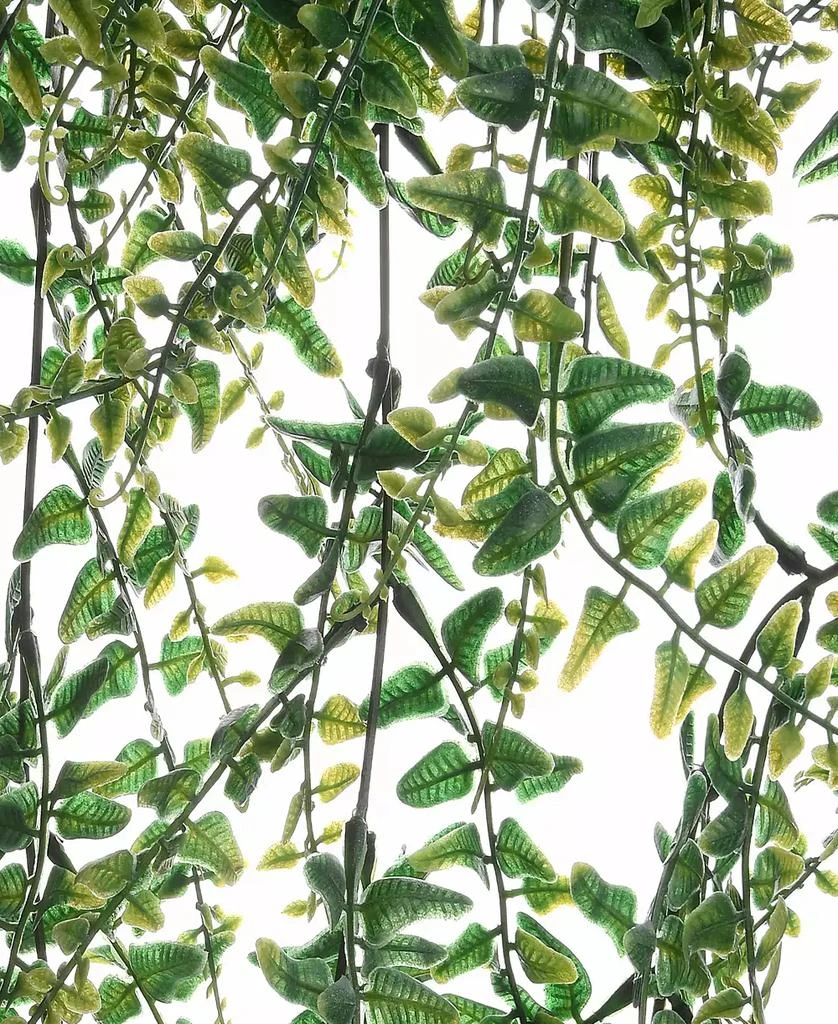 National Tree Company 21 Fern Leaves Hanging Basket 3