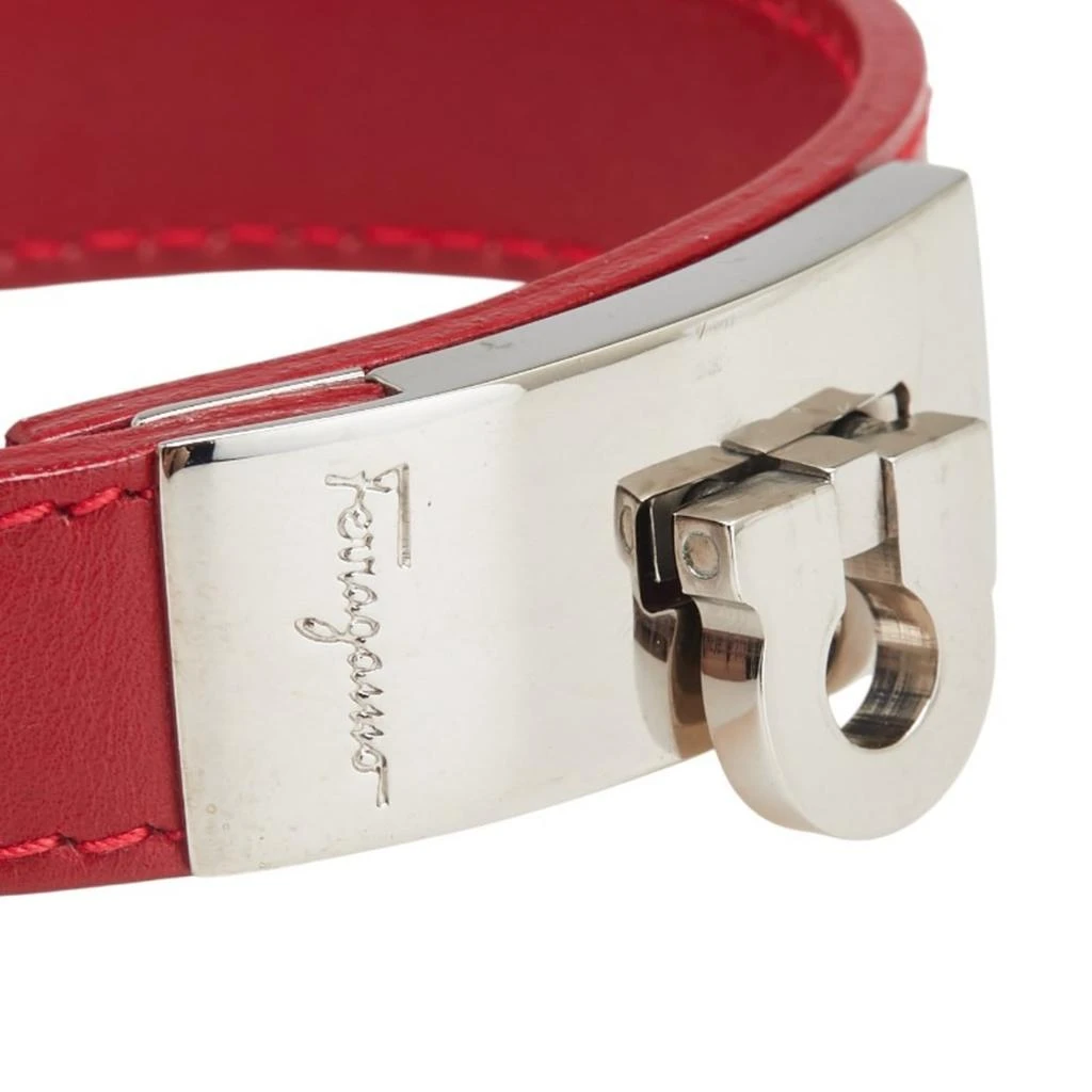 Salvatore Ferragamo Color Leather Metal Charm Bracelet (Pre-Owned) 3