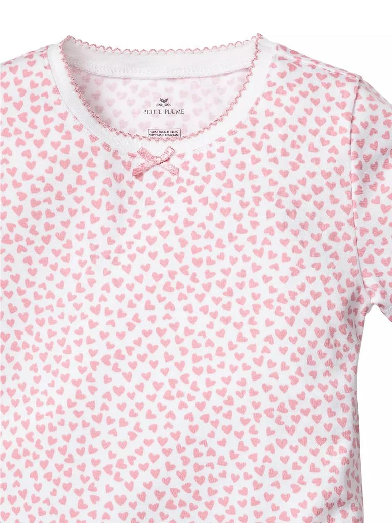 Petite Plume Little Kid
s
Kid
s Sweetheart 4-Piece Pajamas Set 8