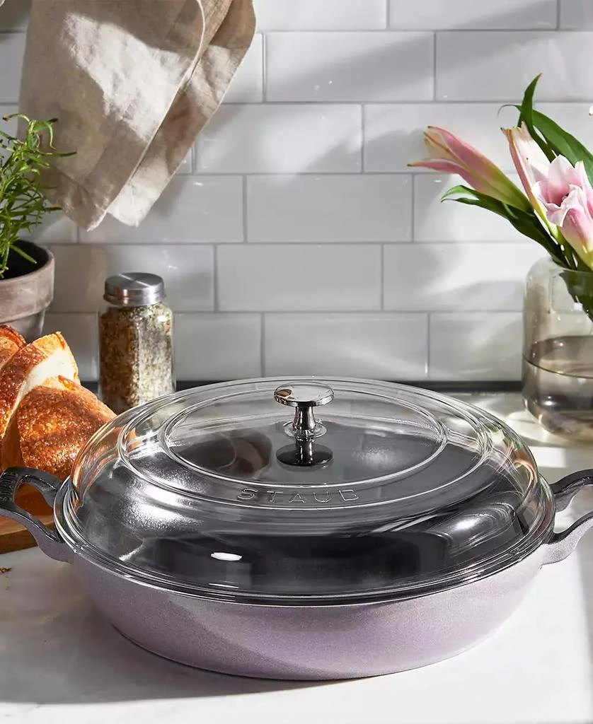 Staub Cast Iron 3.5-qt Braiser with Glass Lid 5