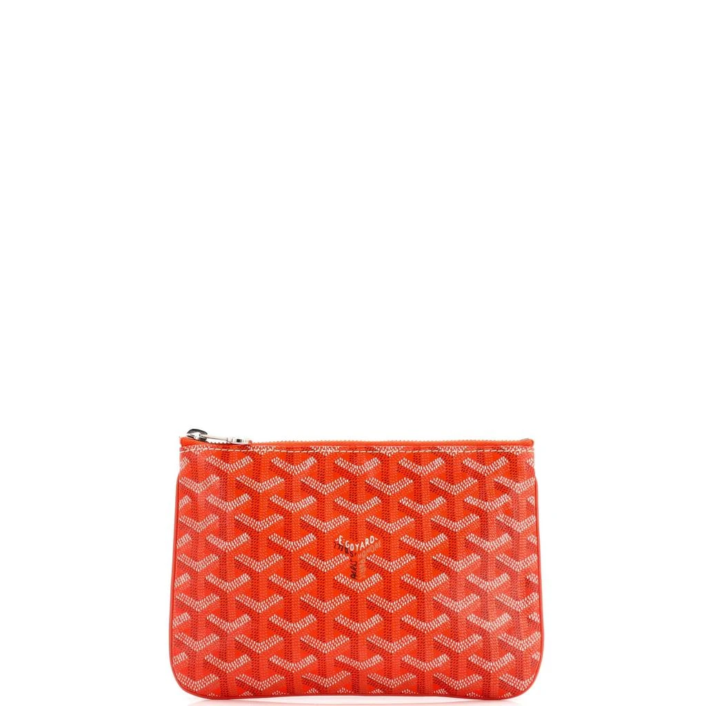 Goyard Senat Zip Pouch Coated Canvas MM 1