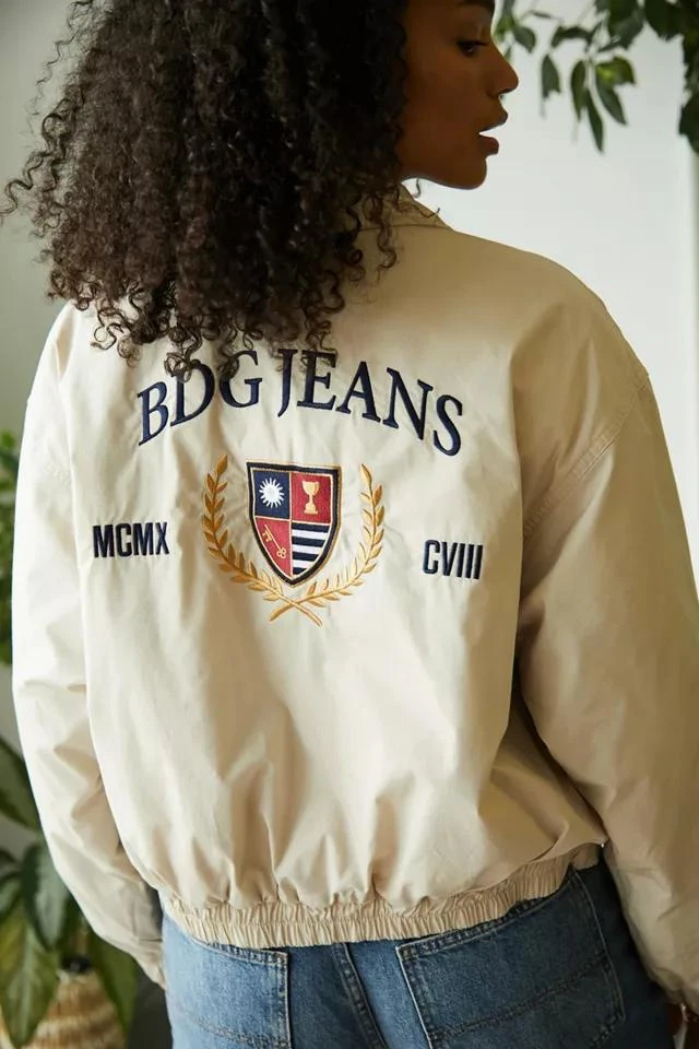 BDG BDG Ivory Daisy Padded Cropped Jacket 3