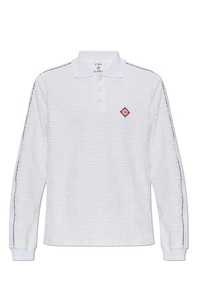 Casablanca Casablanca Embroidered Logo Polo Shirt 1