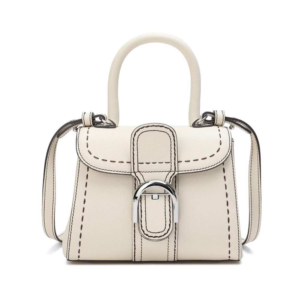 Tiffany & Fred Paris Tiffany & Fred Full-Grain Leather Satchel/Shoulder Bag