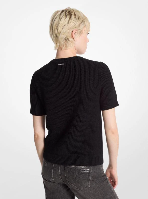 Michael Kors Wool Short-Sleeve Sweater 2