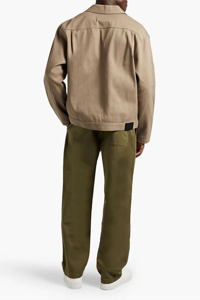 FRAME Lyocell and cotton-blend twill drawstring pants 3